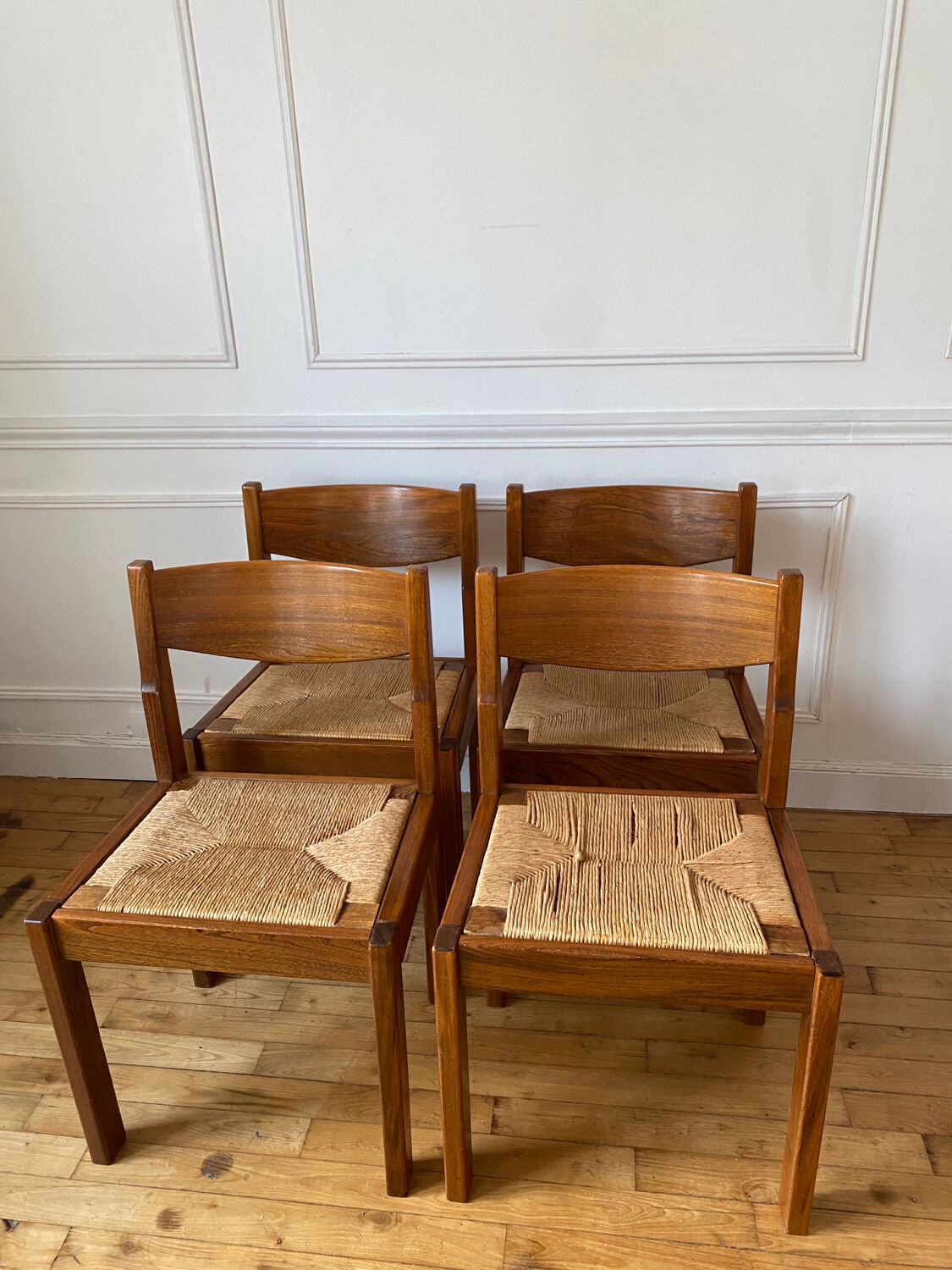 4 Maison Regain elm chairs