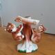 Zoomorphic salt and pepper shaker bears in slip