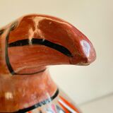 Ceramic vintage exotic bird