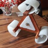 Scandinavian chandelier. 3 lights. perpex.