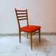4 Scandinavian style wooden chairs