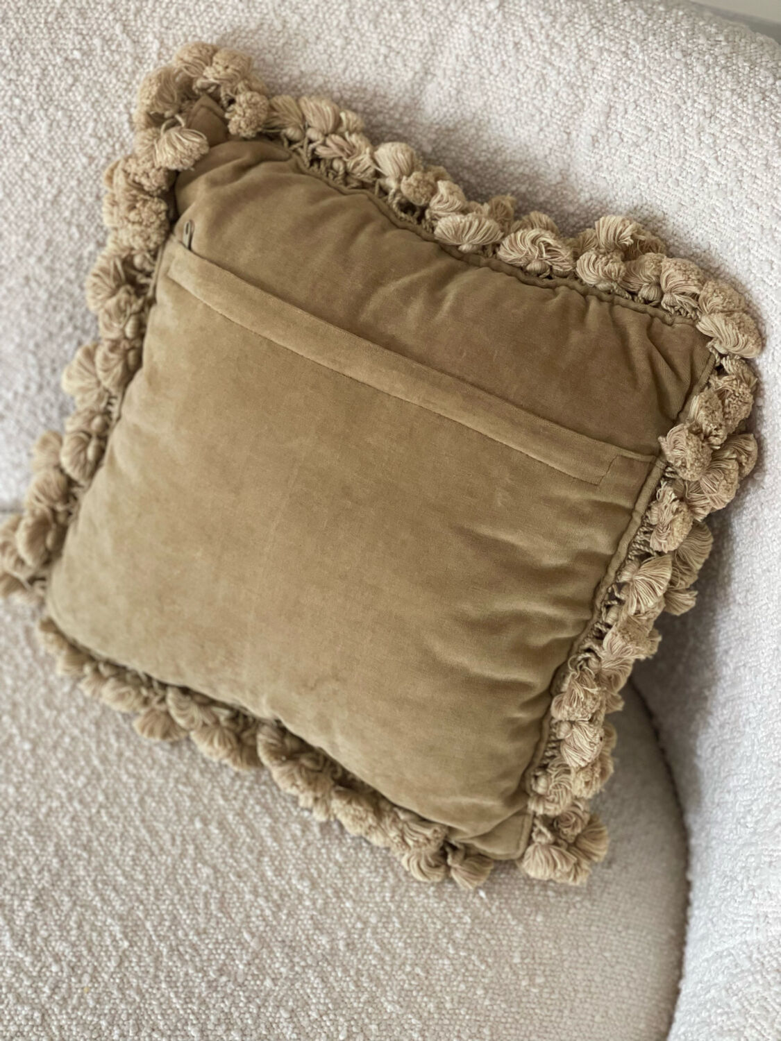 Vintage upholstery cushion