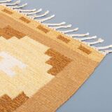 Vintage Doris Leslie Blau Collection Flat-Weave Rug by Ingegerd Silow, Sweden