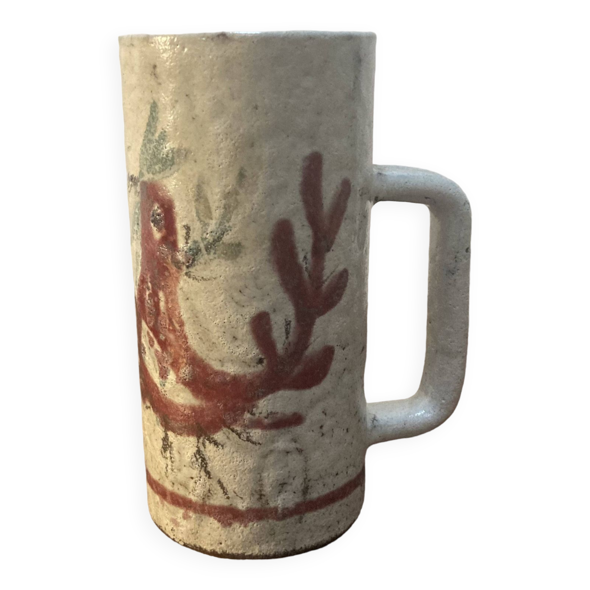 Chope en céramique. Gustave Reynaud. Le Murier.