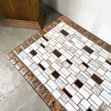 Modernist coffee table in glazed ceramic, circa 1960