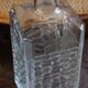 Carafe verre ciselé whisky eau vase vintage