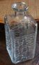 Cut glass carafe for whisky, water, vintage vase.