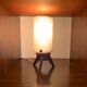 Scandinavian style tripod table lamp in teak by Arlus circa 50's/ 60