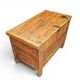 Old blanket chest / storage trunk / pine wood