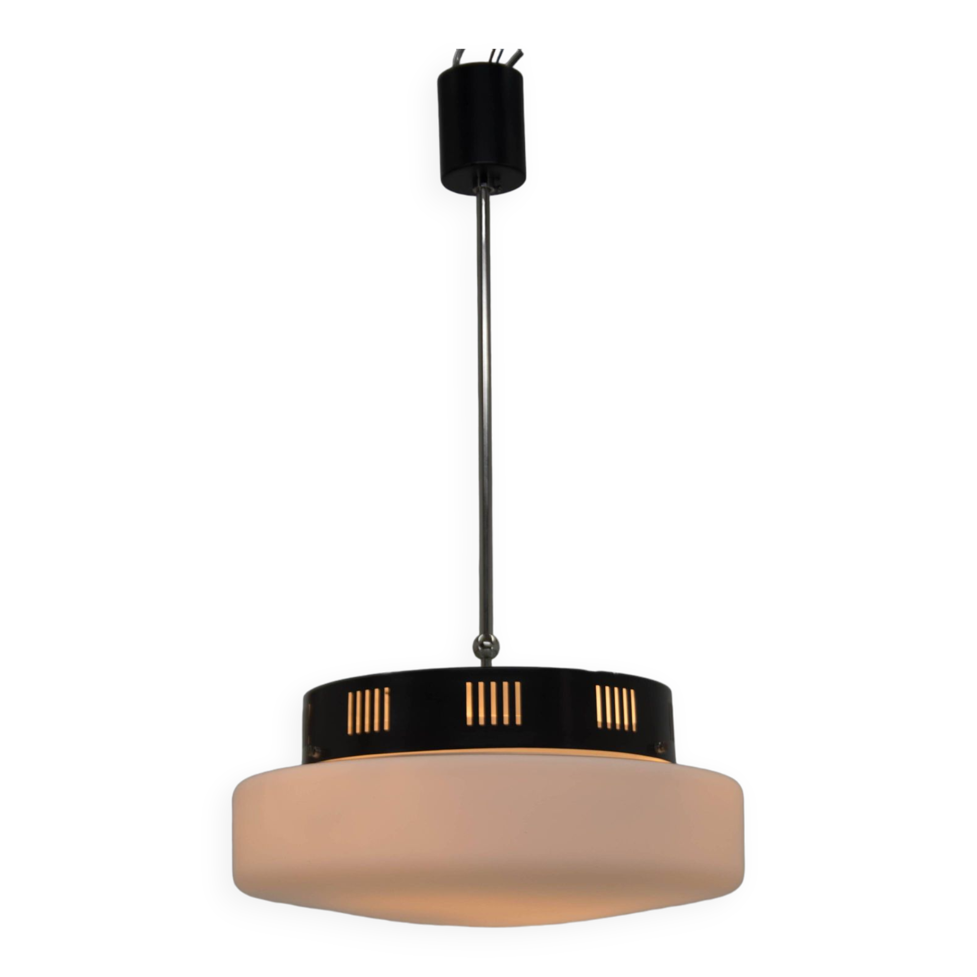 Space Age UFO Chandelier with Adjustable Height, 1960s