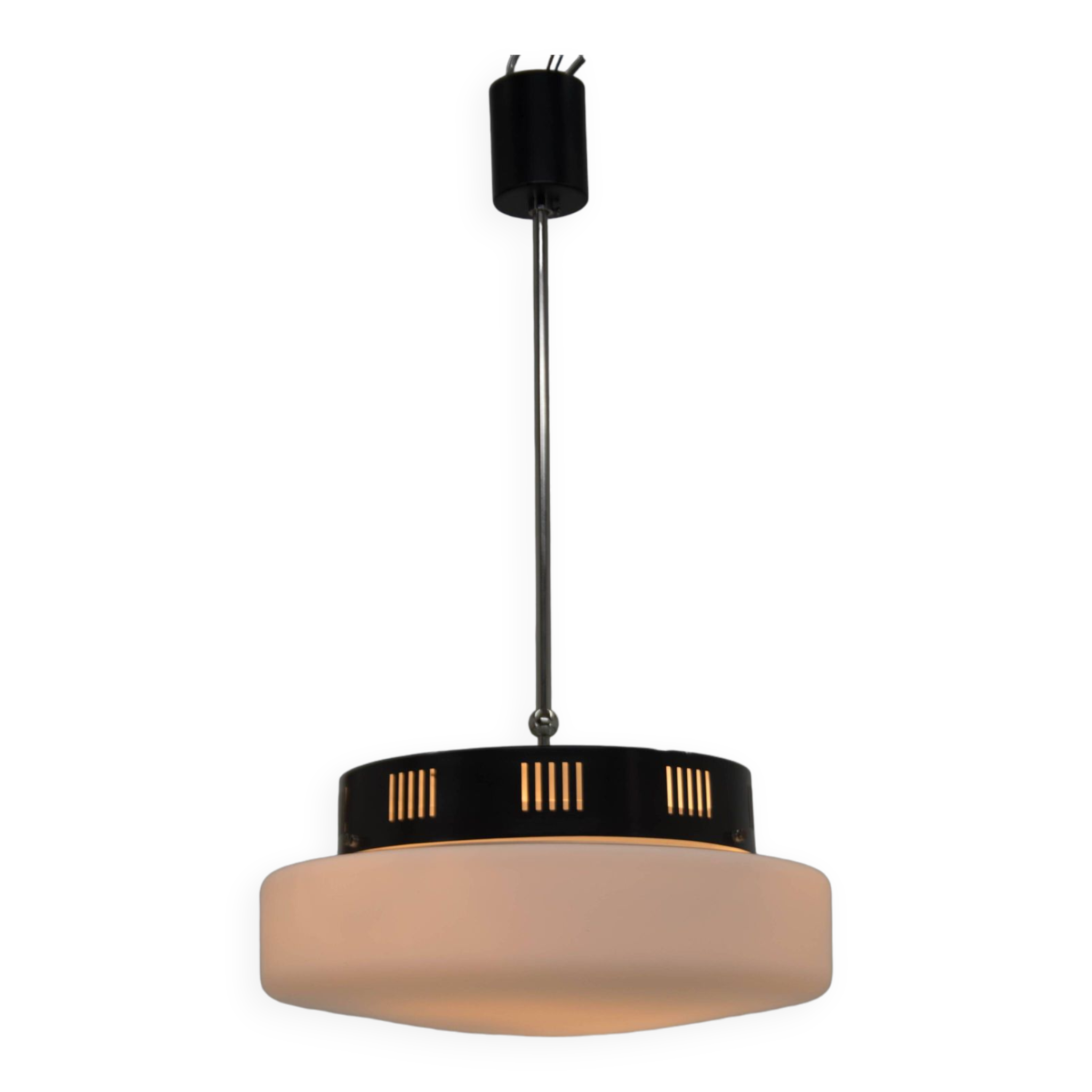 Lustre OVNI Space Age à Hauteur Ajustable, 1960s