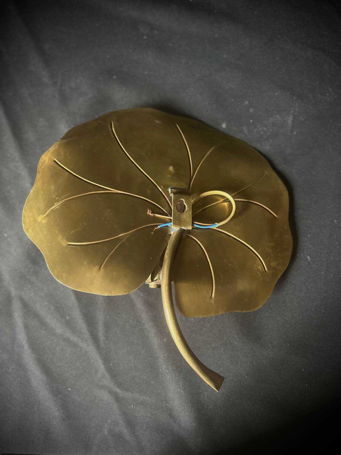 Water lily wall light