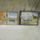 Pair of watercolors