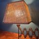 Small metal reading light or accordion lamp