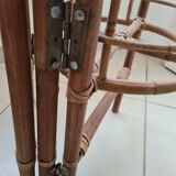 Vintage bamboo plant door