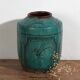 Ancient emerald green vase (circa 1820) #40