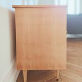 Vinyl cabinet / Renovated low modernist sideboard, 1960s-70s