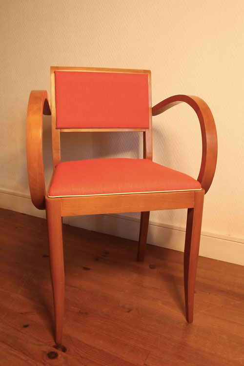 Suite of four vintage rockabilly bridge armchairs