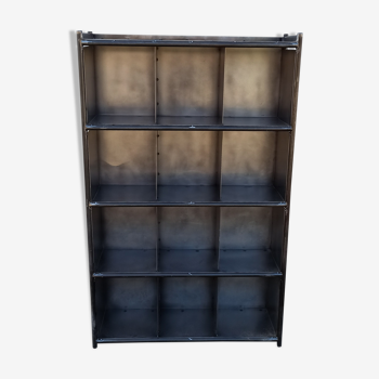 Metal shelf - 12 boxes
