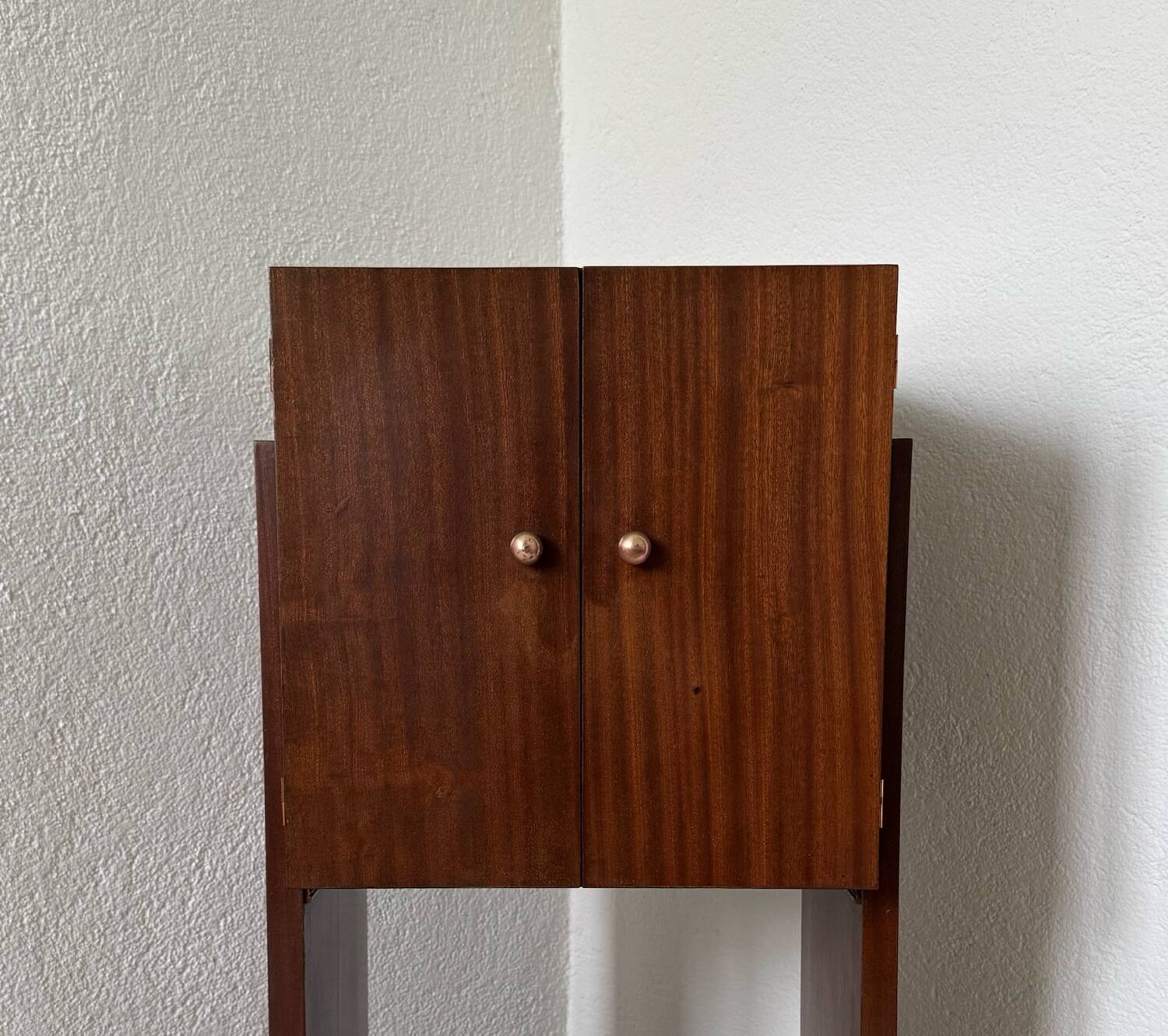 Art Deco vinyl record holder cabinet