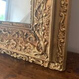 Mirror fireplace trumeau Louis philippe gilded