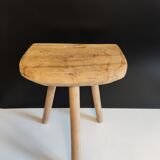 Raw wood stool
