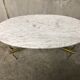 Table basse laiton marbre 1950