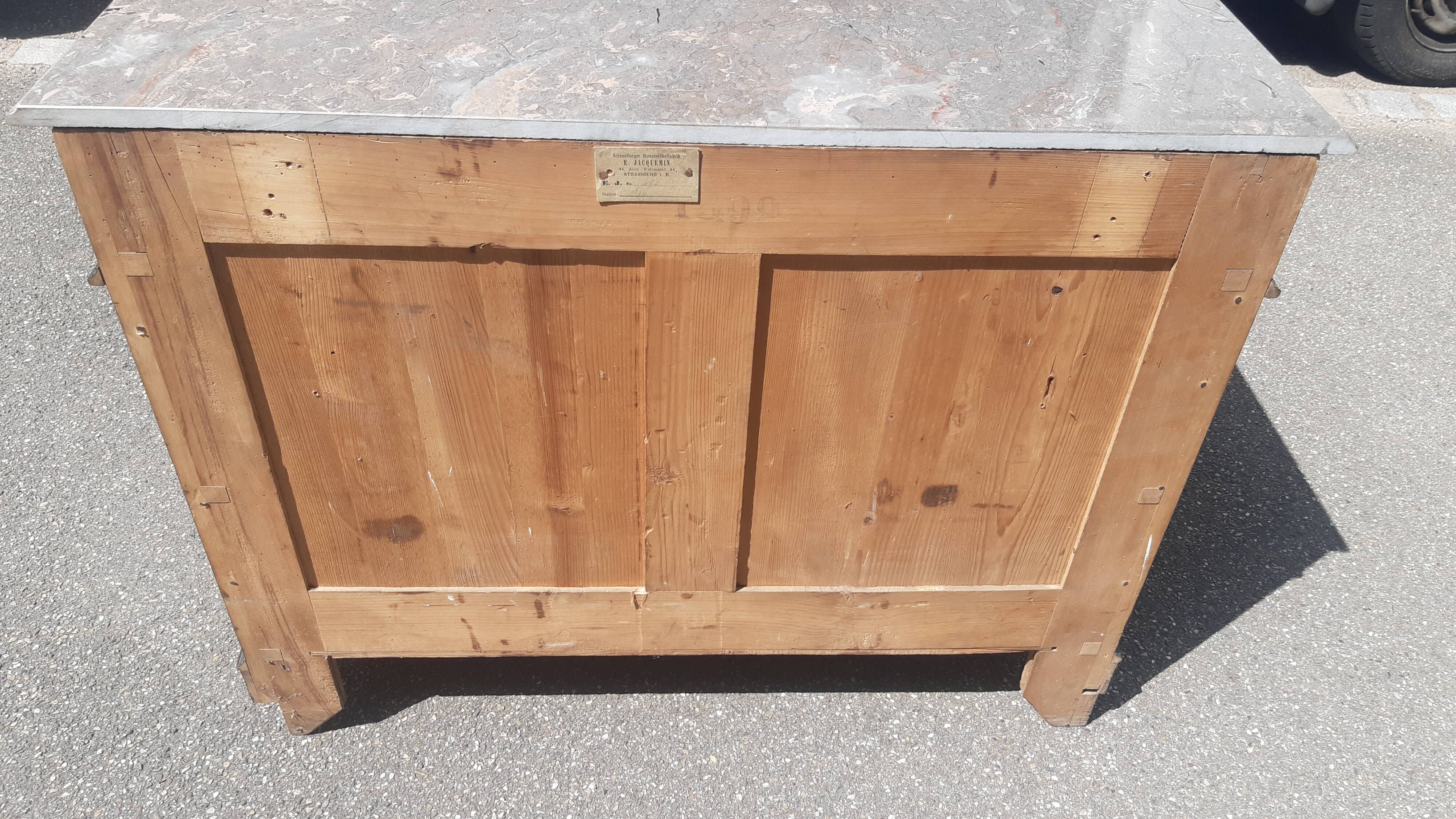 Commode marbre début XXème