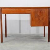 Mid-century Danish freestanding teak writing desk