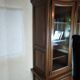 Solid wood library showcase