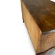 Commode italienne Art déco en loupe de noyer, années 1940-50