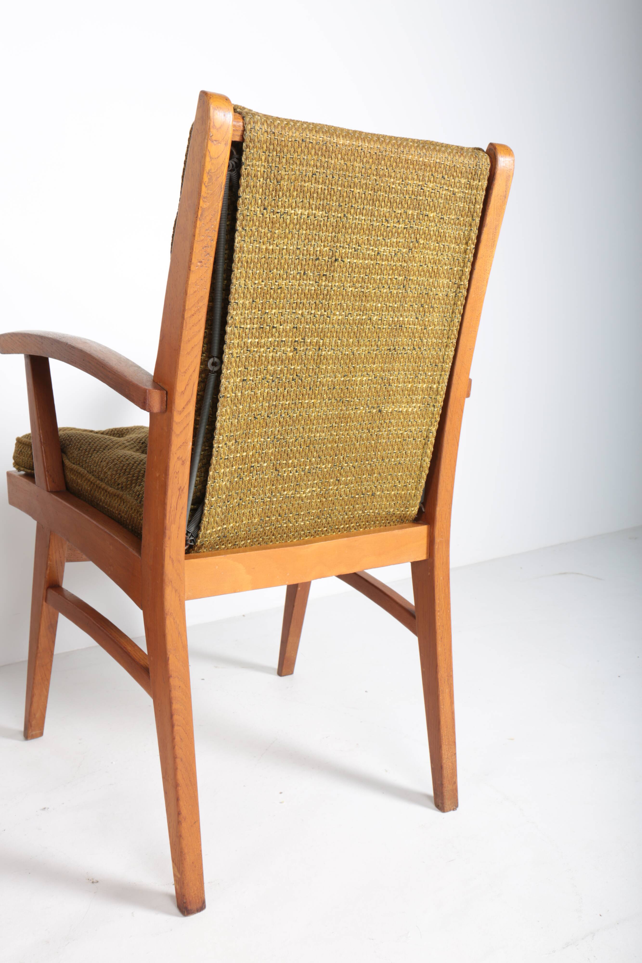 Set of 4 vintage Free-Span FS-116 armchairs, 50s