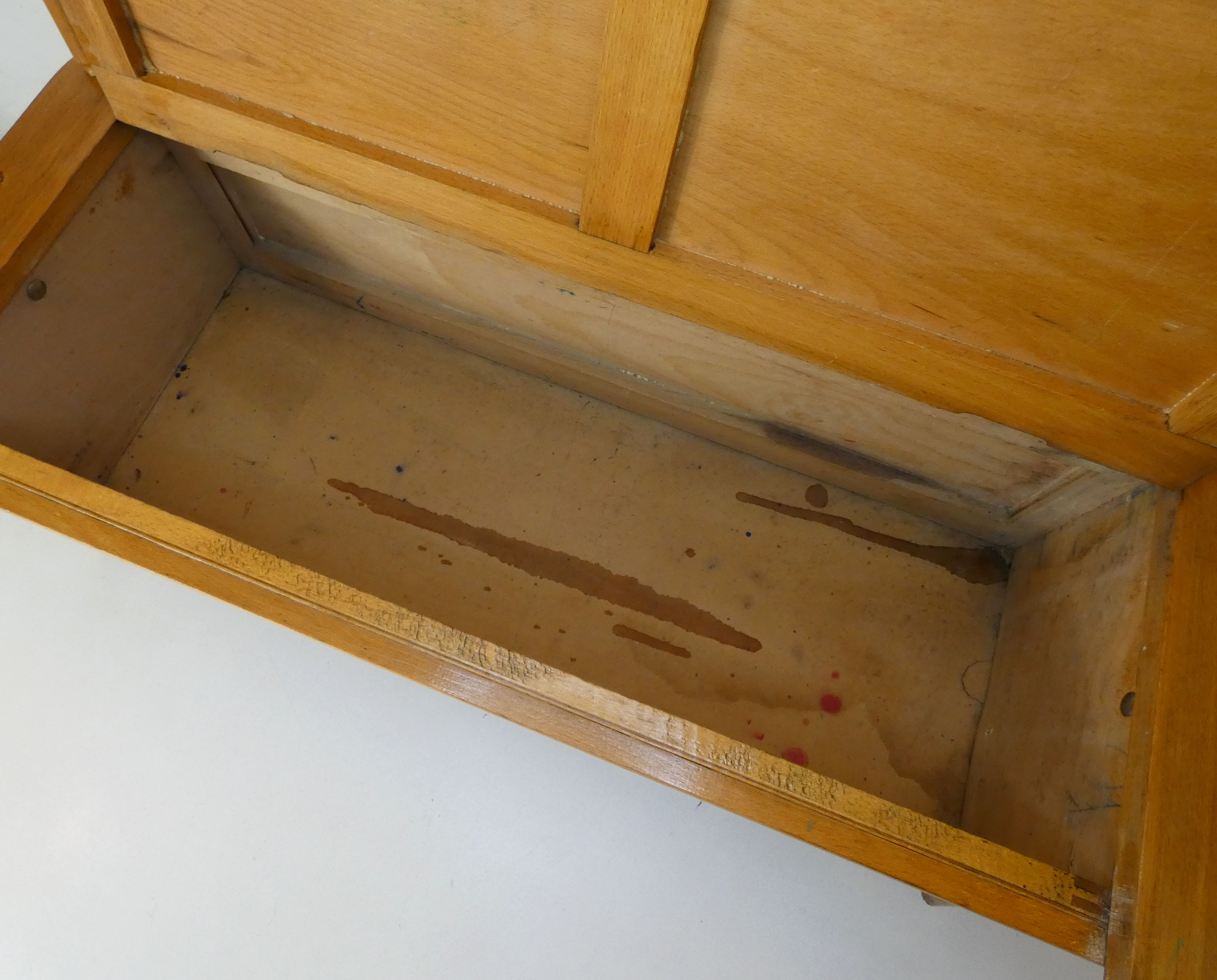 Old wooden bench for children