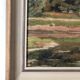 Vintage Original River Landscape Oil Painting: Framed Countryside Art