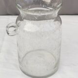 Pot en "verre souffle", XIXème s.
