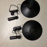 Metal counterweight lamps
