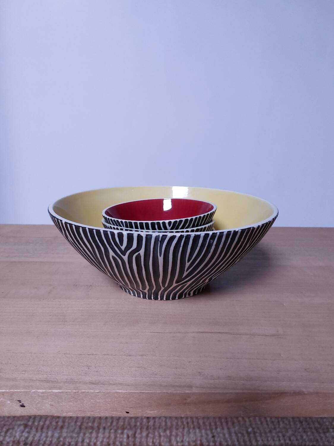 Vintage zebra ceramic from the 60s/70s