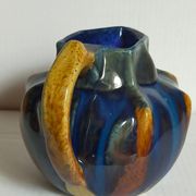Pichet art nouveau terre émaillée début XXème