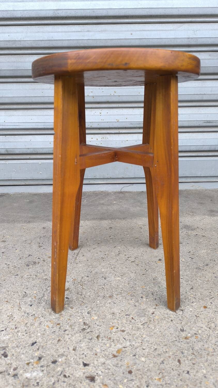 60s compass foot stool