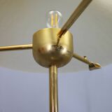 1980s Pair of VeArt-Murano Floor Lamps in Brass Finish ,Italy
