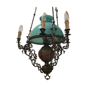 Lustre en bronze fin