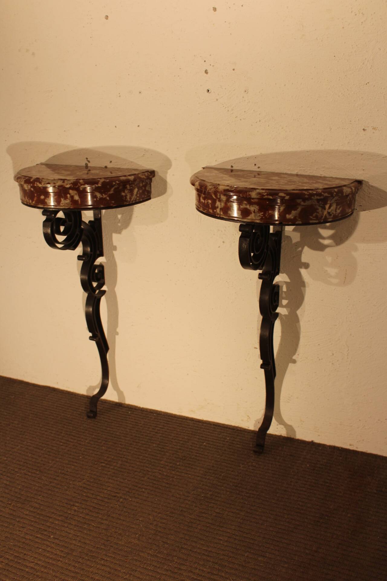 Small pair of consoles