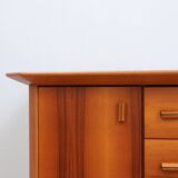 1970s Italian design brutalist-modernist geometric sideboard