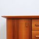 Buffet géométrique brutaliste-moderniste italien des années 1970