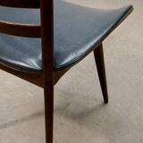 'Quattro Colori' Teak and Leatherette Dining Chairs