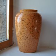 W.Germany 504-30 orange speckled vase 70s
