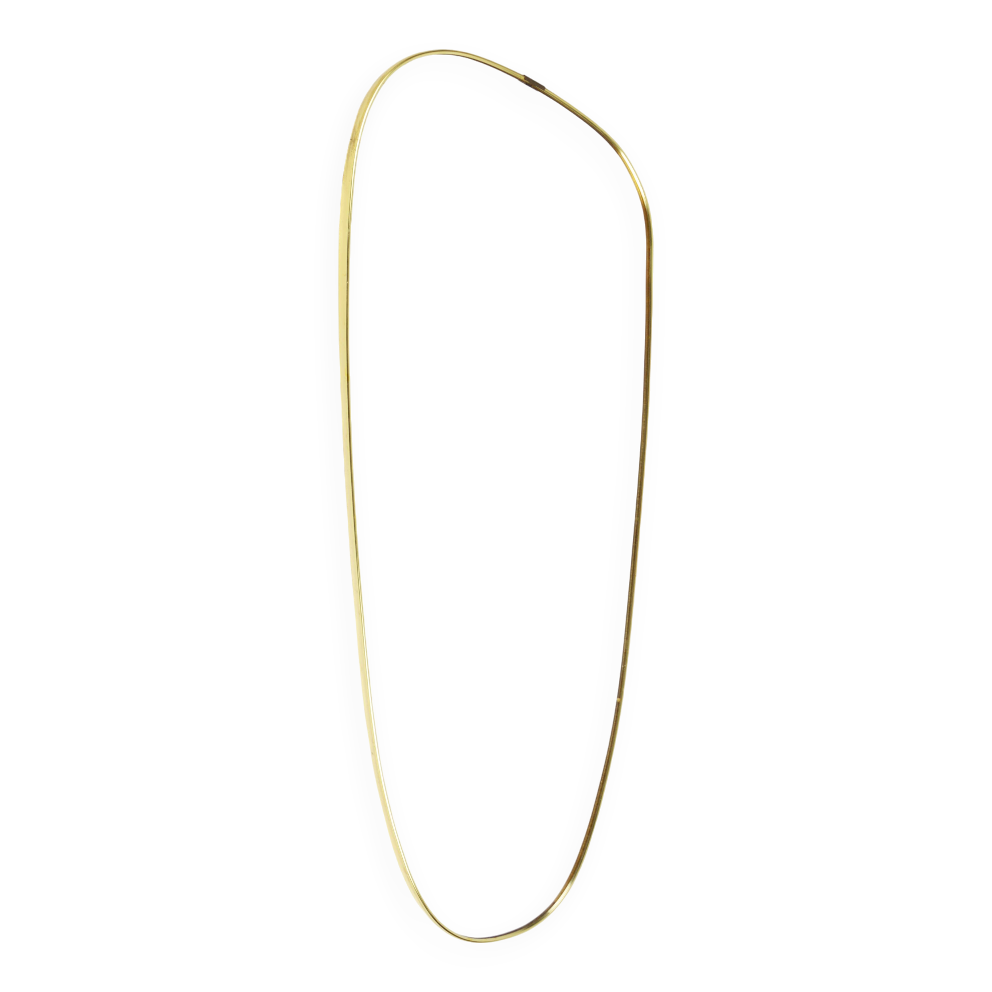 Miroir à cadre doré, années 1970
