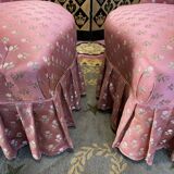 Paire de fauteuils crapaud style Napoléon III