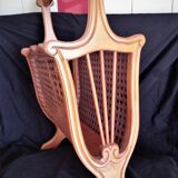 Wooden Art Nouveau magazine holders