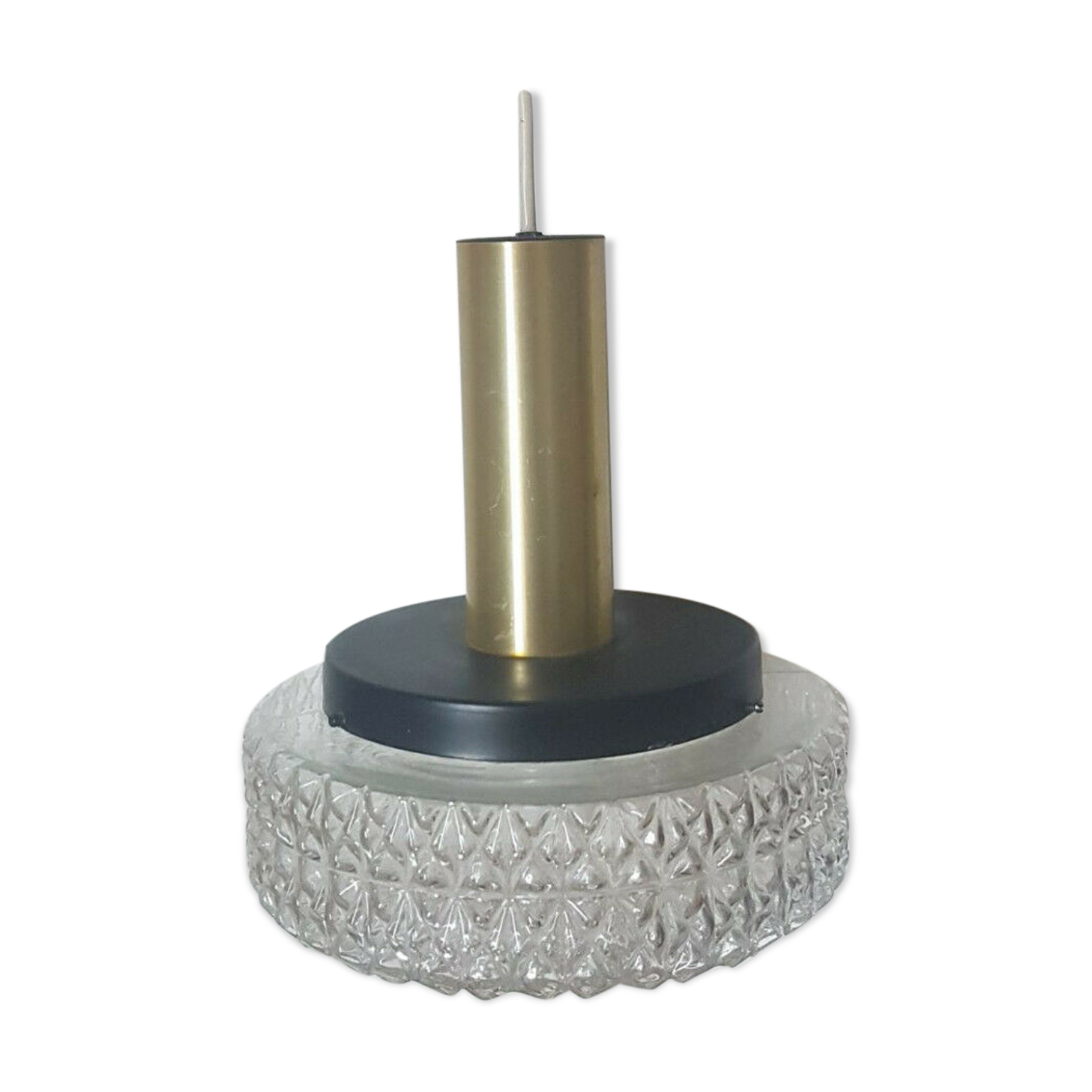 Suspension 60s-70s in metal and glass